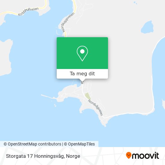 Storgata 17 Honningsvåg kart