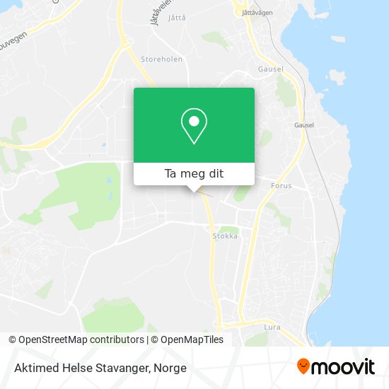 Aktimed Helse Stavanger kart