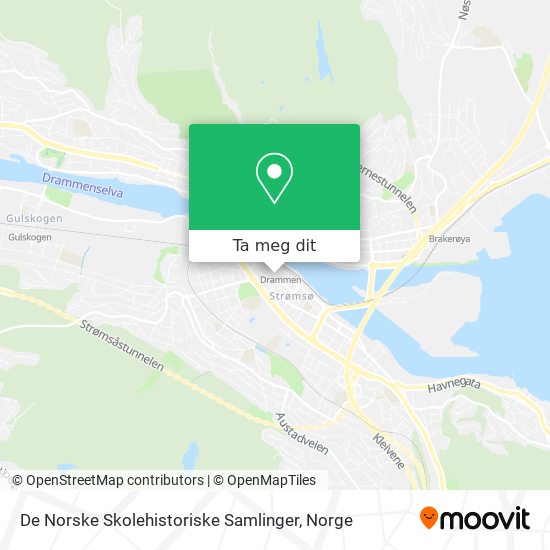 De Norske Skolehistoriske Samlinger kart