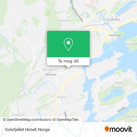 Golsfjellet Hotell kart