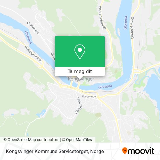 Kongsvinger Kommune Servicetorget kart