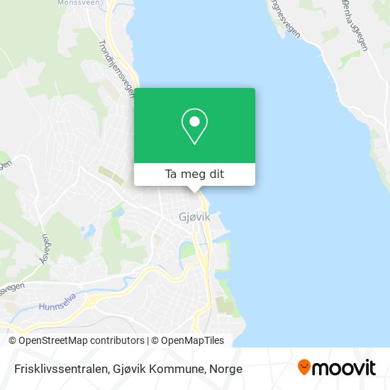 Frisklivssentralen, Gjøvik Kommune kart