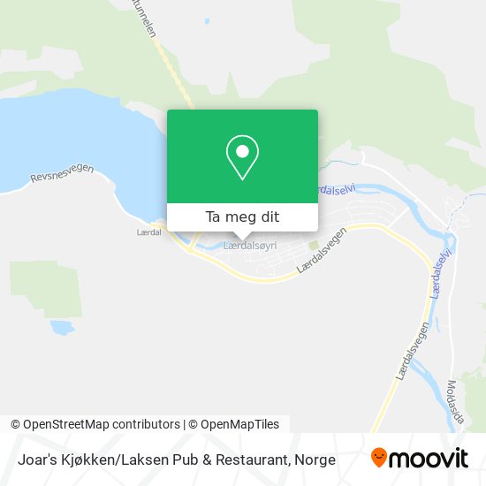 Joar's Kjøkken / Laksen Pub & Restaurant kart