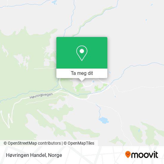 Høvringen Handel kart
