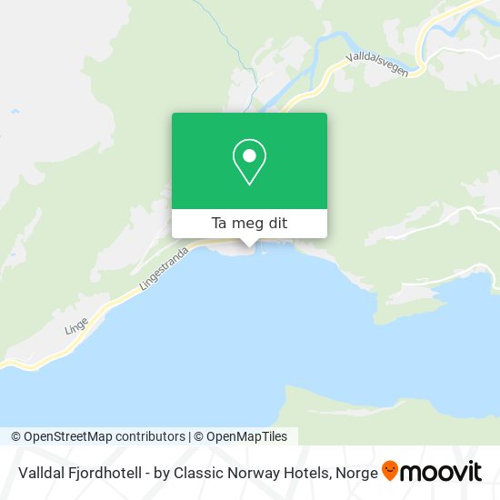 Valldal Fjordhotell - by Classic Norway Hotels kart