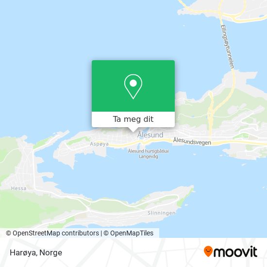 Harøya kart