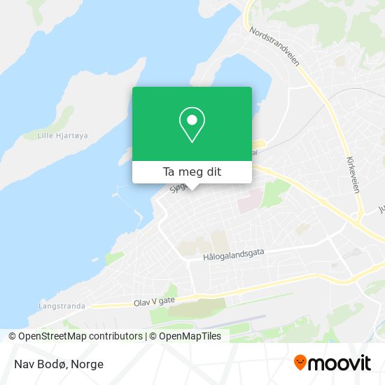 Nav Bodø kart