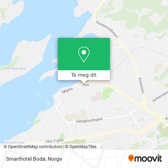 Smarthotel Bodø kart