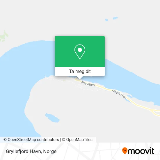 Gryllefjord Havn kart