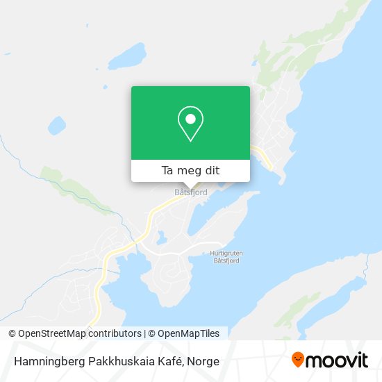 Hamningberg Pakkhuskaia Kafé kart