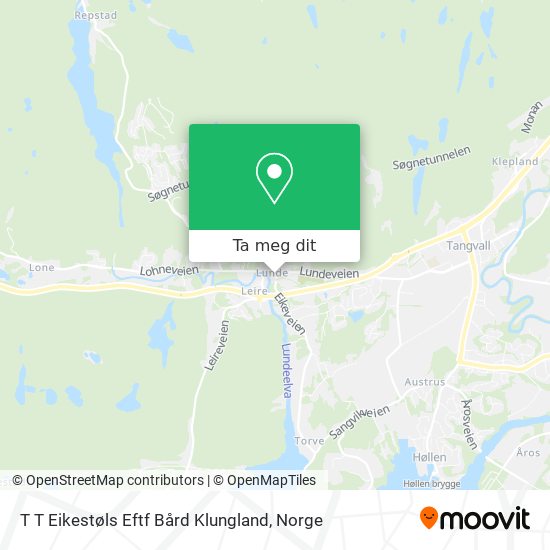 T T Eikestøls Eftf Bård Klungland kart