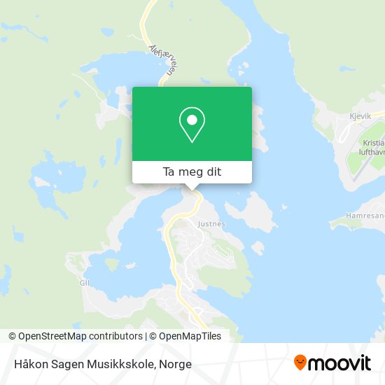 Håkon Sagen Musikkskole kart