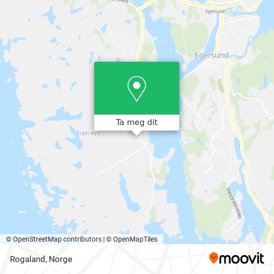 Rogaland kart