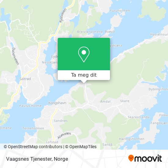 Vaagsnes Tjenester kart