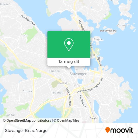 Stavanger Bras kart