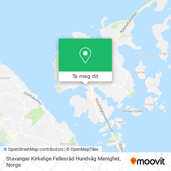 Stavanger Kirkelige Fellesråd Hundvåg Menighet kart