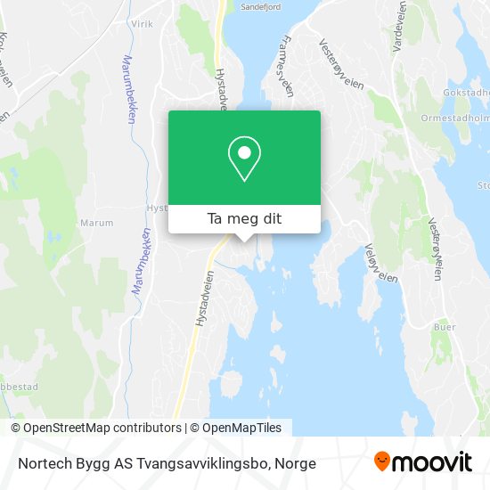 Nortech Bygg AS Tvangsavviklingsbo kart