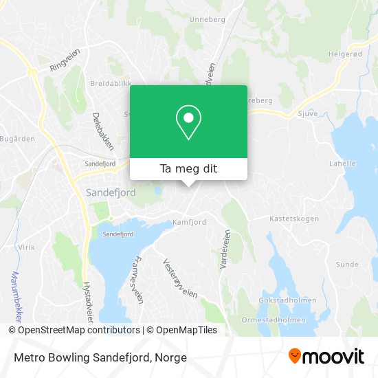 Metro Bowling Sandefjord kart