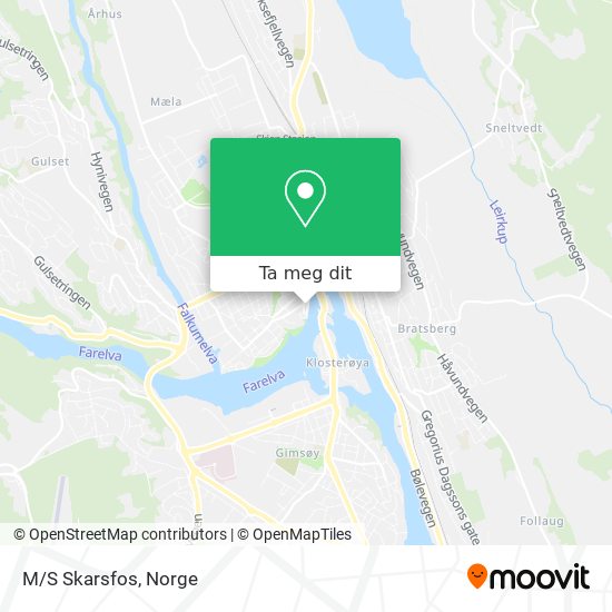 M/S Skarsfos kart