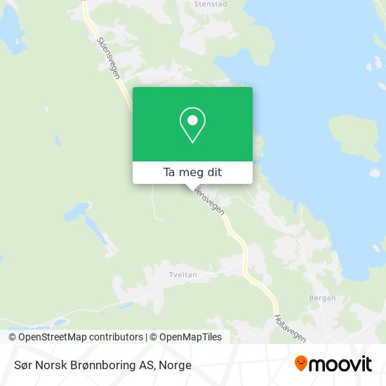 Sør Norsk Brønnboring AS kart