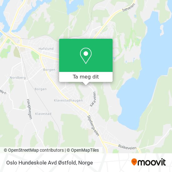 Oslo Hundeskole Avd Østfold kart