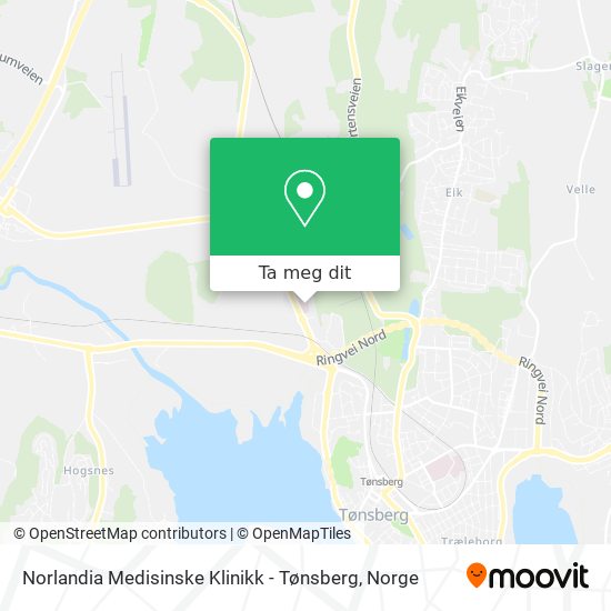 Norlandia Medisinske Klinikk - Tønsberg kart
