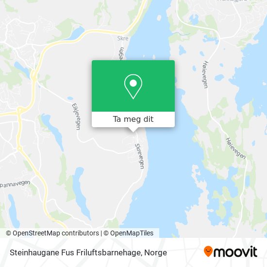 Steinhaugane Fus Friluftsbarnehage kart