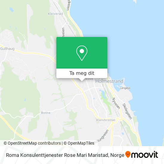 Roma Konsulenttjenester Rose Mari Maristad kart