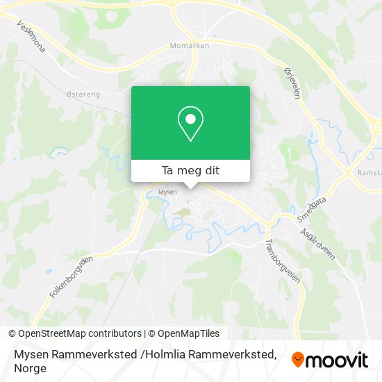Mysen Rammeverksted /Holmlia Rammeverksted kart