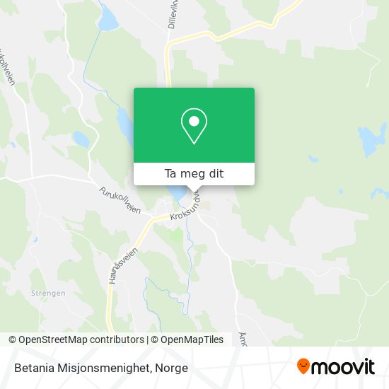 Betania Misjonsmenighet kart