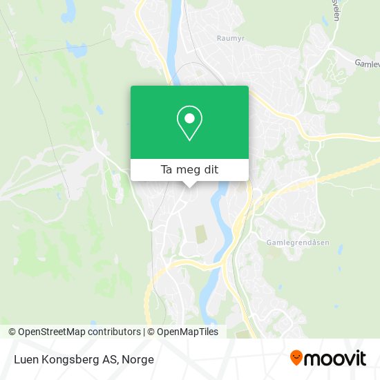 Luen Kongsberg AS kart