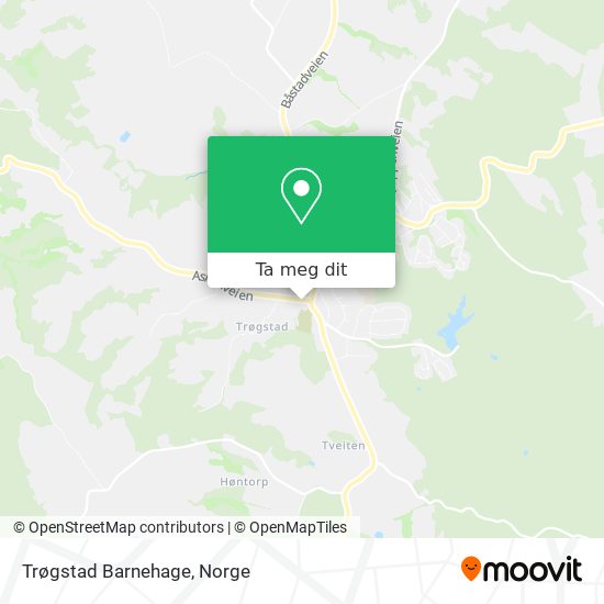 Trøgstad Barnehage kart