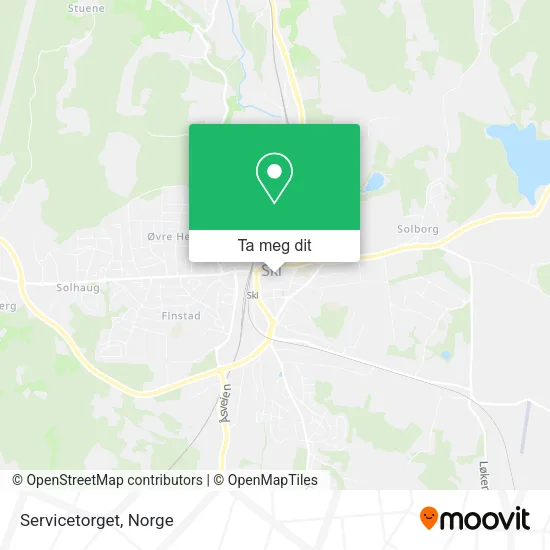 Servicetorget kart