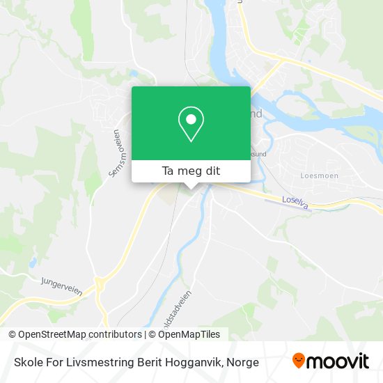 Skole For Livsmestring Berit Hogganvik kart
