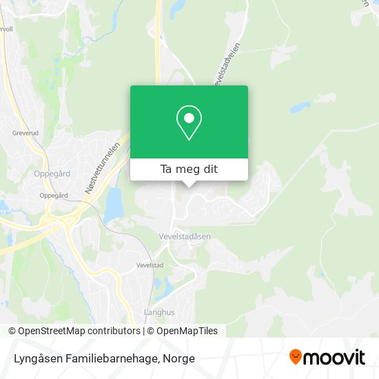 Lyngåsen Familiebarnehage kart