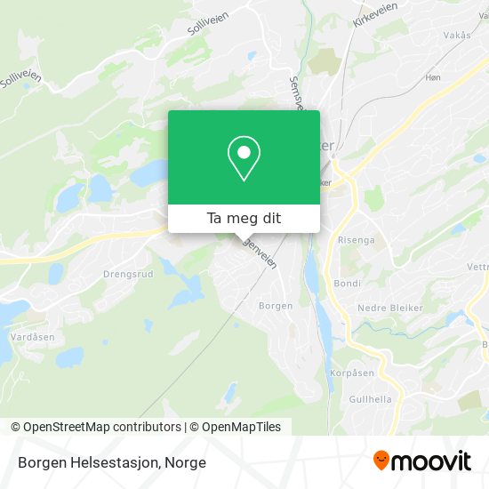 Borgen Helsestasjon kart