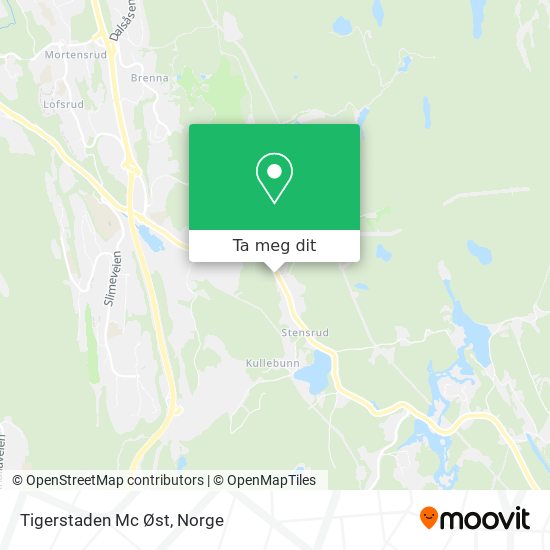 Tigerstaden Mc Øst kart