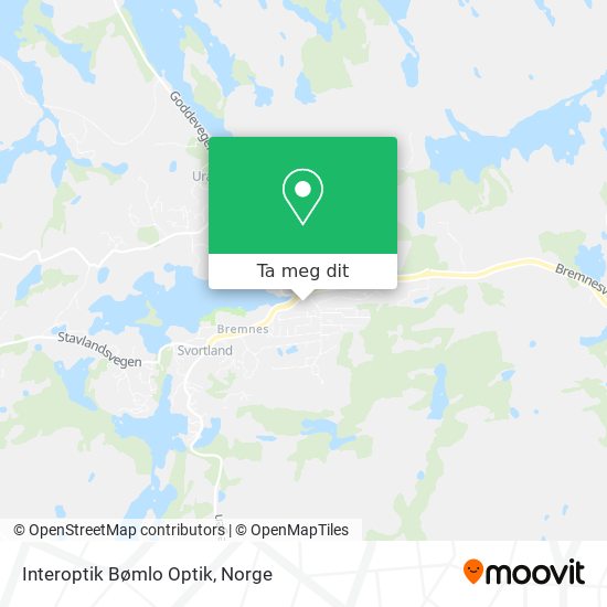 Interoptik Bømlo Optik kart