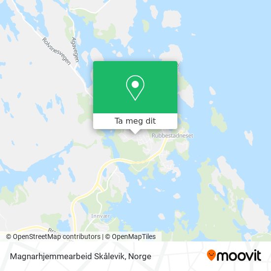 Magnarhjemmearbeid Skålevik kart