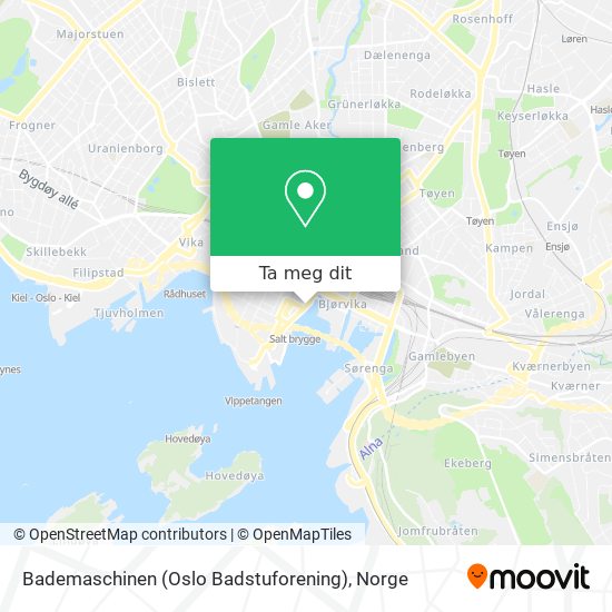 Bademaschinen (Oslo Badstuforening) kart