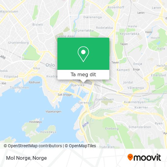 Mol Norge kart