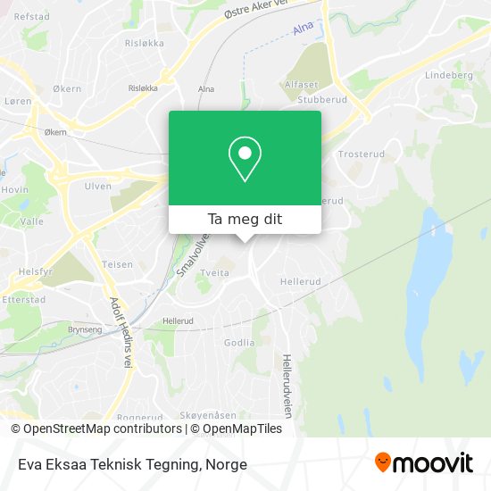 Eva Eksaa Teknisk Tegning kart