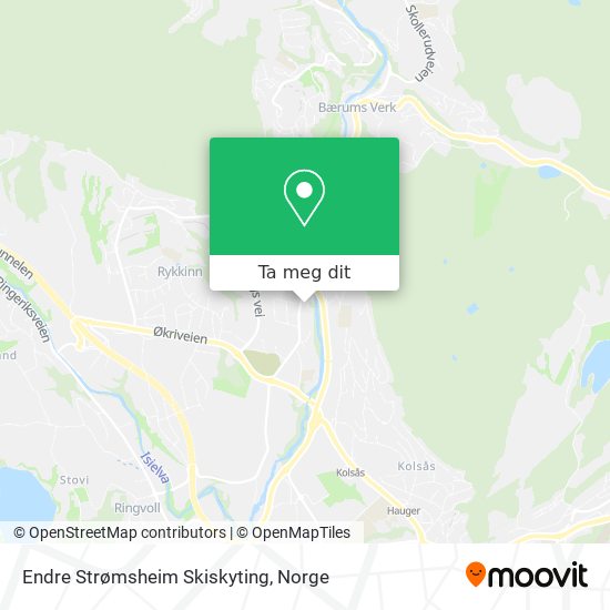 Endre Strømsheim Skiskyting kart