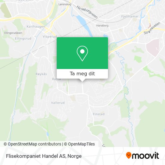 Flisekompaniet Handel AS kart
