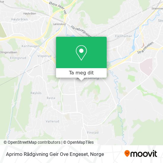 Aprimo Rådgivning Geir Ove Engeset kart