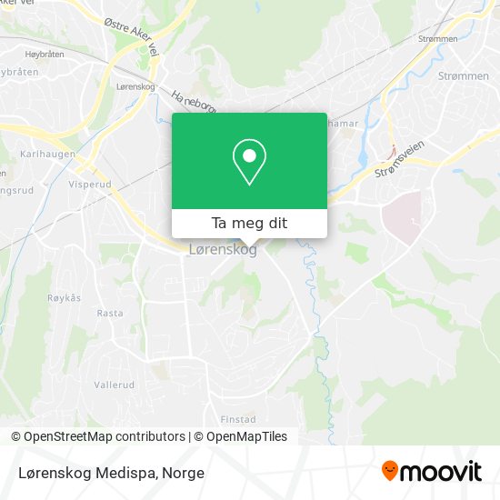 Lørenskog Medispa kart