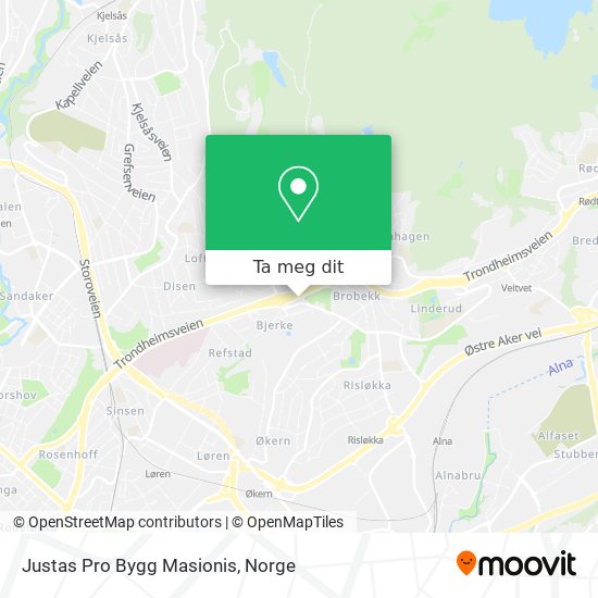 Justas Pro Bygg Masionis kart