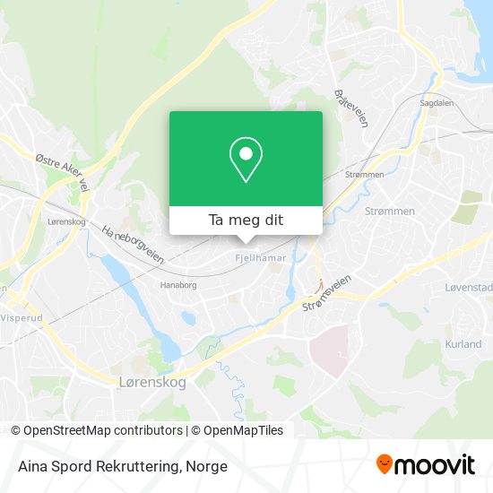 Aina Spord Rekruttering kart