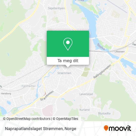 Naprapatlandslaget Strømmen kart