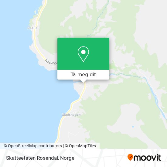 Skatteetaten Rosendal kart